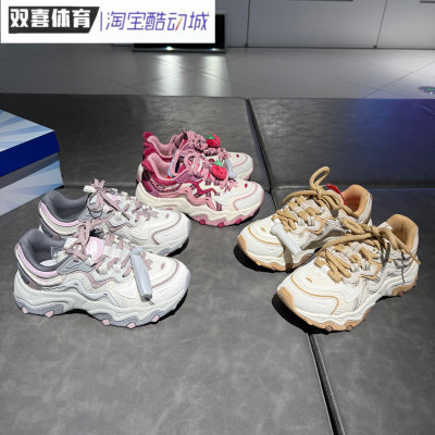 李宁猫爪 LITE 2女子休闲鞋2025秋季新款复古厚底老爹鞋AGCV412-3