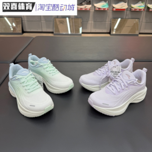 安踏叶子 丨厚底增高舒适跑步鞋女2025夏季新款运动鞋子122525535