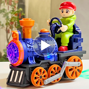 婴儿玩具0 1岁3一6电动喷雾火车4男孩子5女宝宝7儿童益智生日礼物