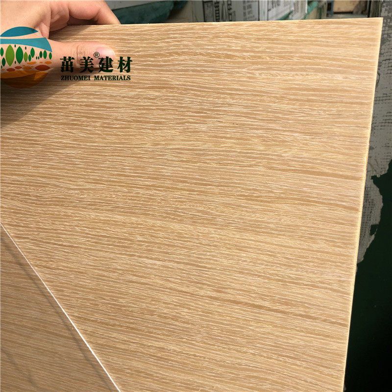 白橡免漆板白橡木直纹饰面贴皮板EV木纹装饰板材实木护墙板kd科定