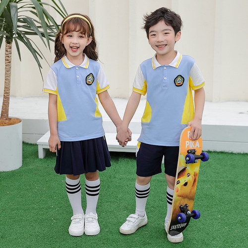 幼儿园园服小学生运动班服两件套