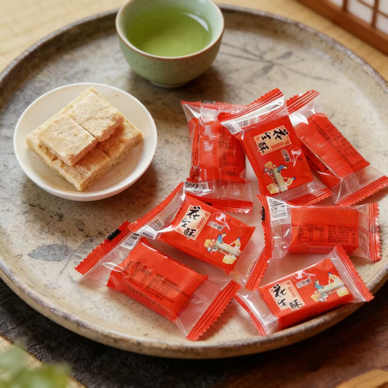 兴翔鹭正宗金门贡糖花生酥糖下午茶点健康手工方糖整箱香酥脆特产