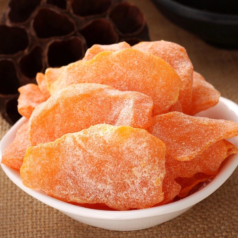 哈密瓜干 新疆风味 果干果脯休闲零食品 水果蜜饯500g 包邮
