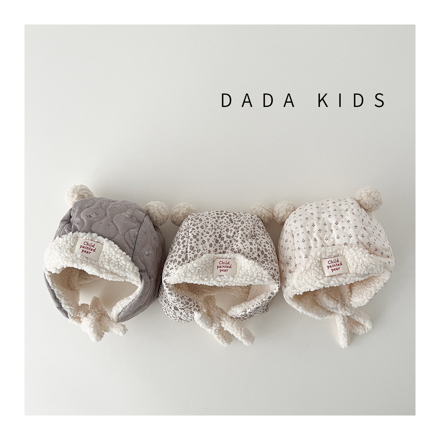 儿童帽子韩版加厚防风护耳帽冬季男女宝宝可爱双球加绒保暖雷锋帽,童装/婴儿装/亲子装,帽子,淘宝优惠券,粉丝福利购,淘宝优惠卷