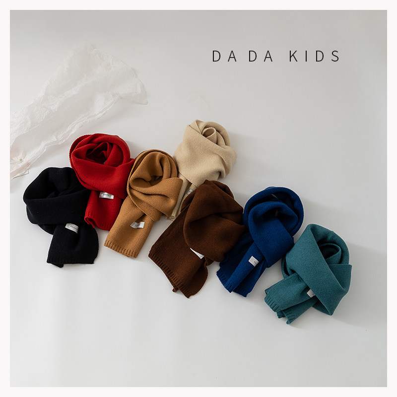 纯色好搭系列~儿童围巾冬季男童户外保暖女童中大童洋气百搭围脖,童装/婴儿装/亲子装,围巾,淘宝优惠券,粉丝福利购,淘宝优惠卷