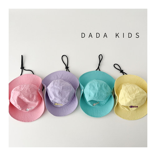 儿童春夏轻量速干防晒渔夫帽