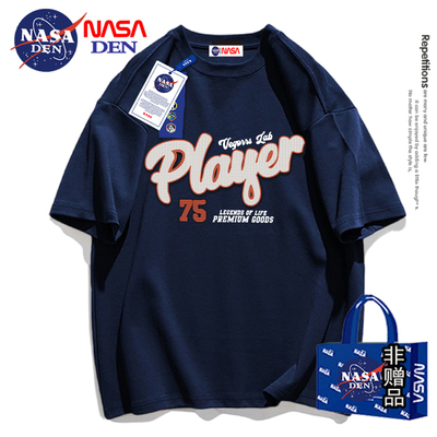 NASA联名纯棉宽松圆领百搭T恤