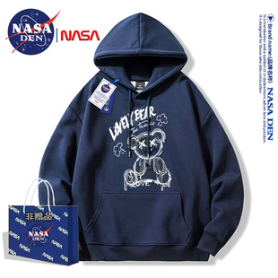男士 印花打底衫 卫衣时尚 时尚 ins套头上衣 简约秋冬季 NASA联名长袖