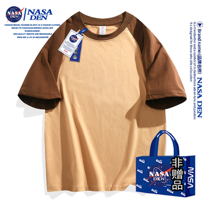 NASA联名纯棉潮流运动中性T恤男