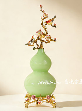 新中式葫芦摆件招财乔迁礼物