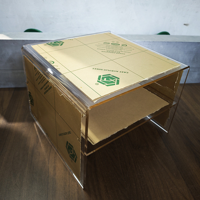 双层透明亚克力置物架加厚定制