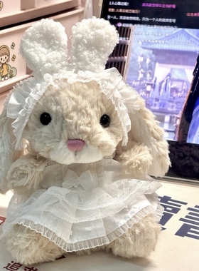 曲奇手作jellycat甜美小兔yummy小裙子15cm毛绒兔子裙子娃衣套装