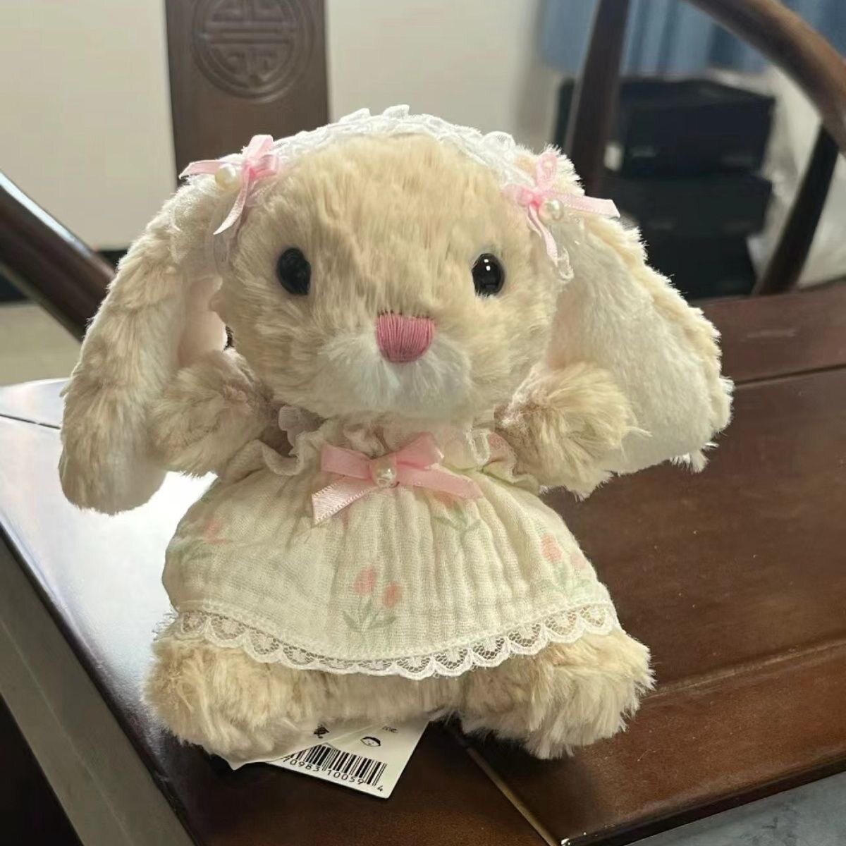 Jellycat甜美兔子娃衣服yummy兔小裙子15cm毛绒兔子裙子娃衣套装图片