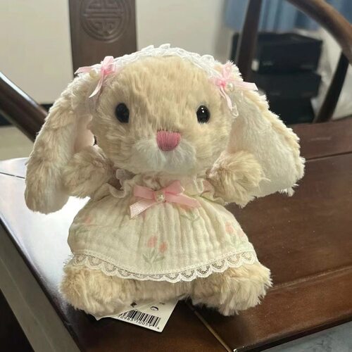 Jellycat甜美兔子娃衣服yummy兔小裙子15cm毛绒兔子裙子娃衣套装
