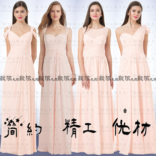 定制做订造姊妹裙伴娘裙服姐妹裙礼服简单长短款 dress bridesmaid