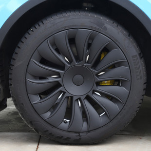 适用于特斯拉Model Y 19寸全包边轮毂盖 改装轮毂罩 保护圈装饰丫