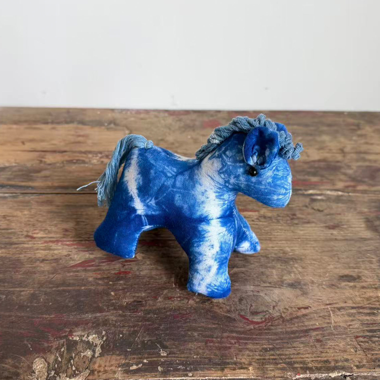 云南大理白族手工扎染小马布艺玩偶儿童玩具动物摆件旅行伴手礼品