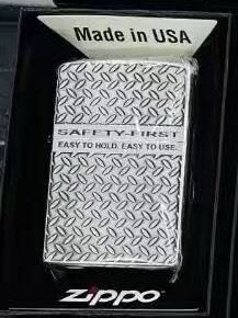 Zippo打火机正品日版墨绿五面凸刻制动踏板安全第一男士礼物