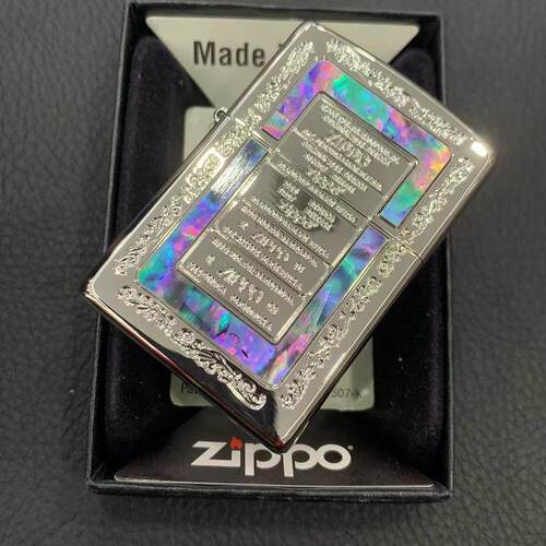 zippo火机贝壳五代防风送礼