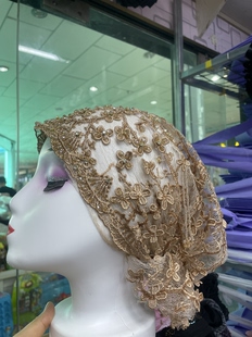 玻璃纱鱼尾帽子超级百搭颜色清爽 民族新款