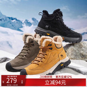 加绒加厚雪地靴保暖防滑户外高帮登山棉鞋 新款 男 2025冬季 骆驼男鞋