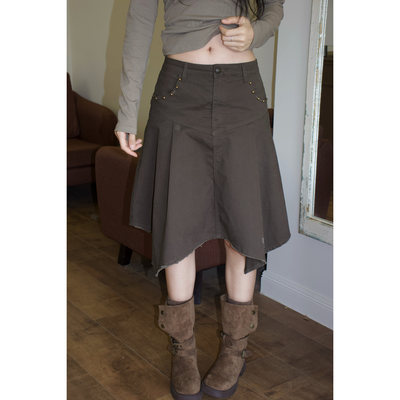 Steamfish中腰半身裙