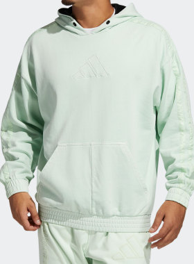 Adidas/阿迪达斯正品DP HOODIE 男子篮球运动休闲连帽卫衣GU5612