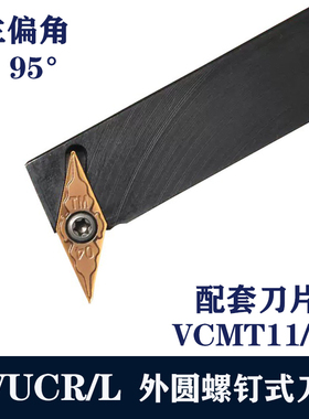 数控外圆车刀95度SVUCR1616H11/2021K11/2021K16刀排35度菱形刀片