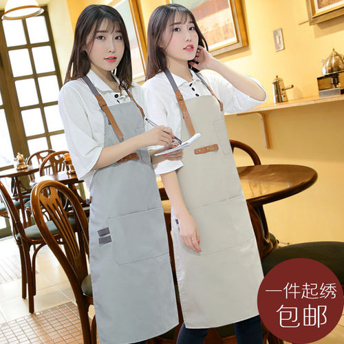 高级全棉围裙防水帆布工作服定制