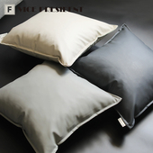 现代黑白灰色PU仿皮大抱枕北欧沙发客厅现代靠垫包办公室腰靠定制