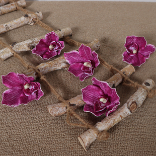 仿真蕙兰花头 手工diy搭配头饰妆发造型配饰伴手礼盒装饰假花朵