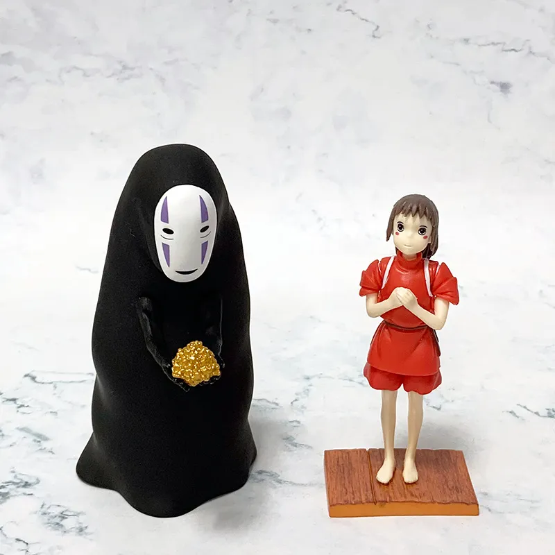 千与千寻手握男油屋神隐无脸男玩偶GK神隐手办系列车载摆件公仔