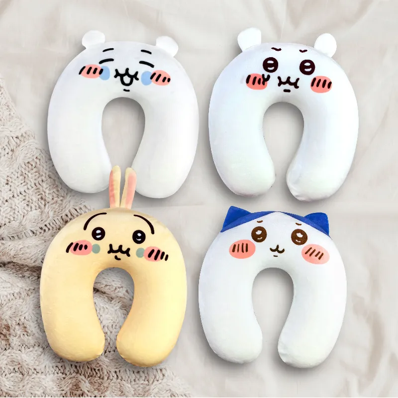 chiikawa乌萨奇U型枕小八吉伊卡哇飞机旅行午睡枕印花加logo