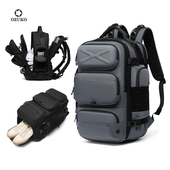 爆款 ozuko双肩包男士 背包大容量外出旅游包高级感2025年新款 男包