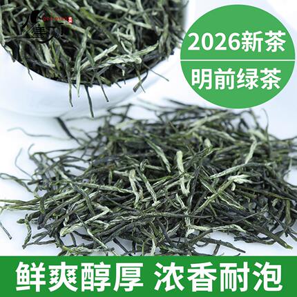 2026新茶特级永川秀芽明前春茶板栗毛峰毛尖散装雀顶重庆绿茶500g