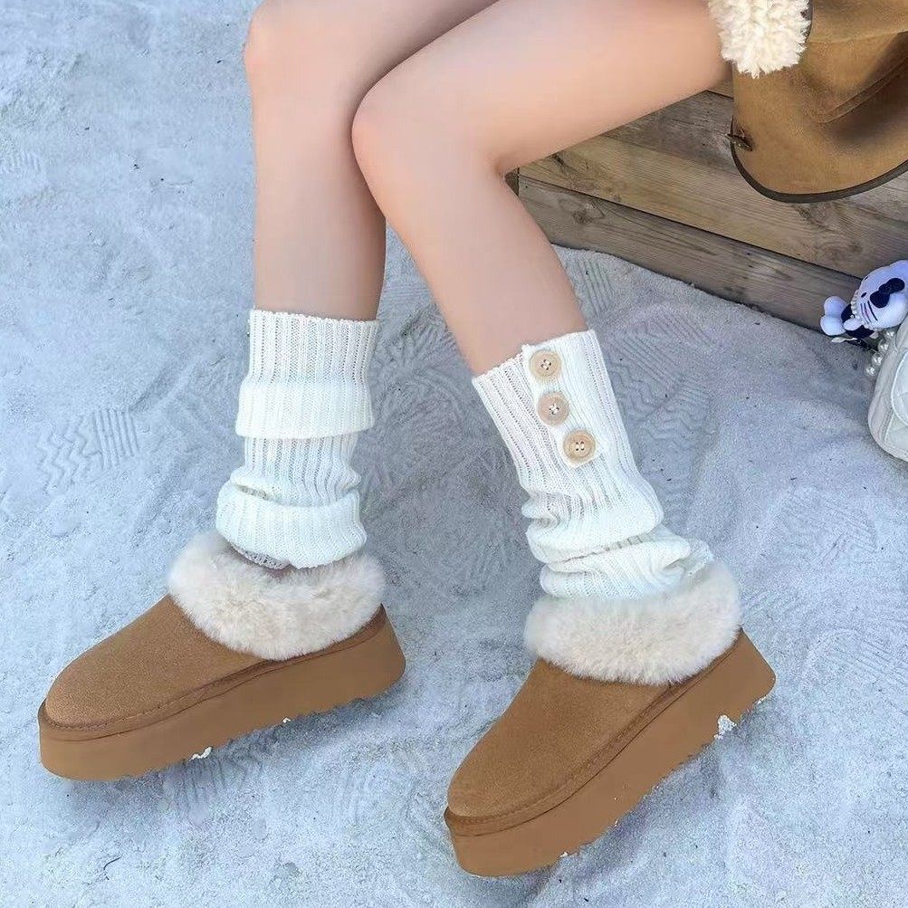 磨砂皮羊羔毛冬季新款雪地靴女靴绒里保暖百搭厚底棉鞋女鞋xn2616,户外/登山/野营/旅行用品,雪地靴,淘宝优惠券,粉丝福利购,淘宝优惠卷