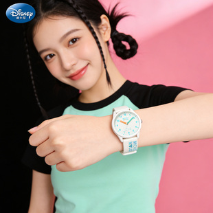 迪士尼手表女2026新款 学生初高中考试专用只看时间高颜值女孩石英