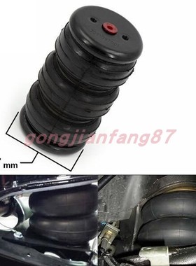 汽车改装单端口1/4''npt空气悬挂97mm卡车避震橡胶气囊 3E2200
