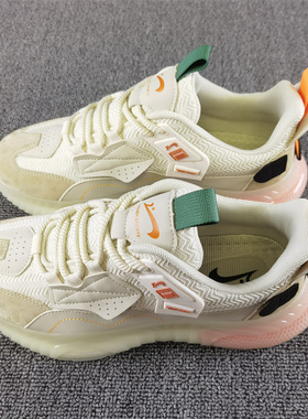 贵人鸟男鞋2025春季新款男士椰子鞋缓震软底轻便运动休闲跑步鞋子