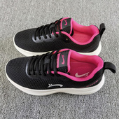 网面透气轻便耐磨减震舒适运动休闲跑步鞋 新款 2026春季 贵人鸟女鞋