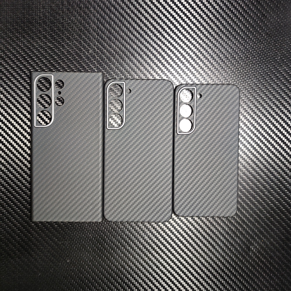 适用三星s23ultra凯夫拉芳纶纤维手机壳s23 pius超薄散热保护套简