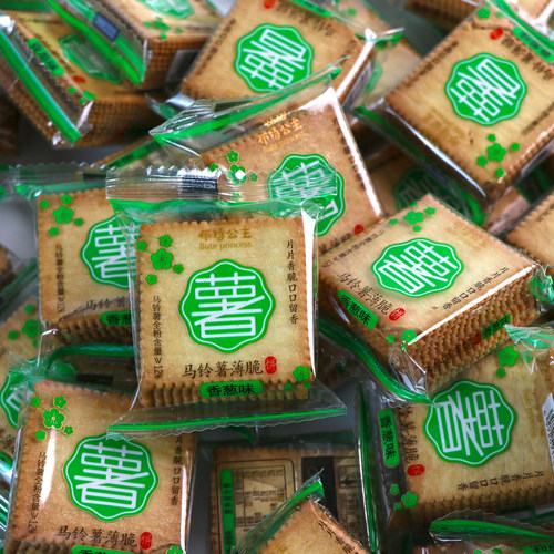 马铃薯薄脆饼香葱味薯香小薄饼