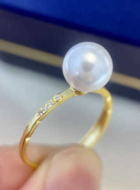 时尚款DIY戒指空托S925纯银简约