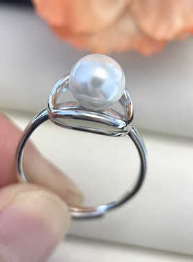 DIY新款戒指空托S925纯银复古