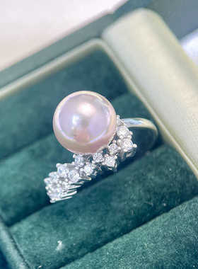 新款DIY戒指空托S925纯银设计感