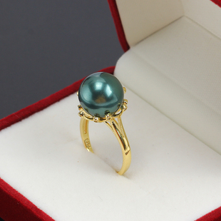 S925纯银 独特多爪精致款珍珠戒指开口空托DIY配饰配件送礼女气质