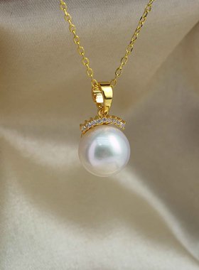 DIY珍珠配件一字型吊坠空托