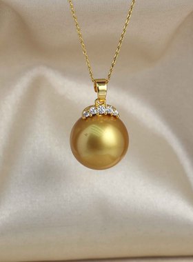 DIY珍珠配件镶锆简约吊坠空托