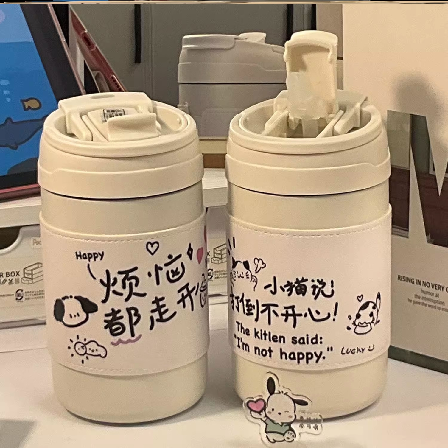 保温杯上班上学专用外出携带水杯大号小号老式经典非陶瓷玻璃内胆