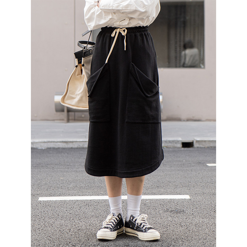 鹿与飞鸟春装日系大口袋舒适针织半身裙4009,女装/女士精品,半身裙,淘宝优惠券,粉丝福利购,淘宝优惠卷